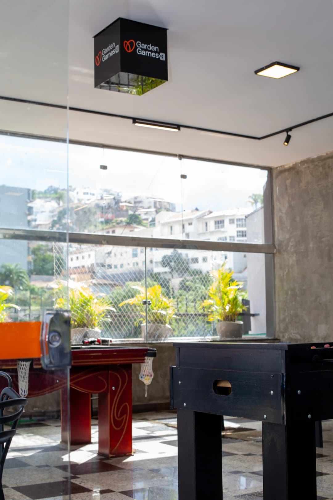 Detalhes da sala de jogos