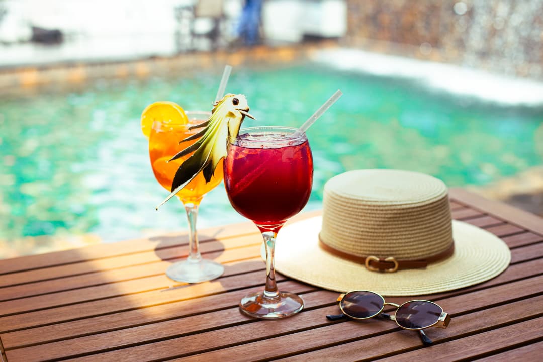 Ofurô com vista para a Serra da Mantiqueira