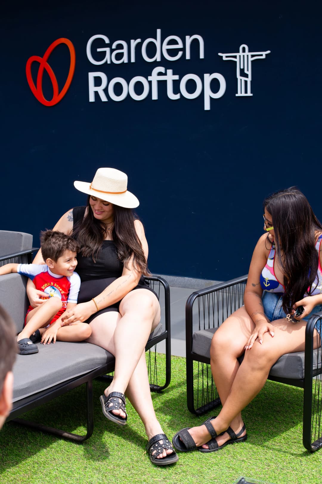 Vista panorâmica do Rooftop